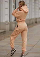 Dámske tepláky broskyňová