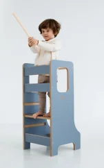Učiaca veža Montessori pre deti modrá