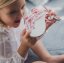 Montessori dřevěná proplétací hračka - velryba
