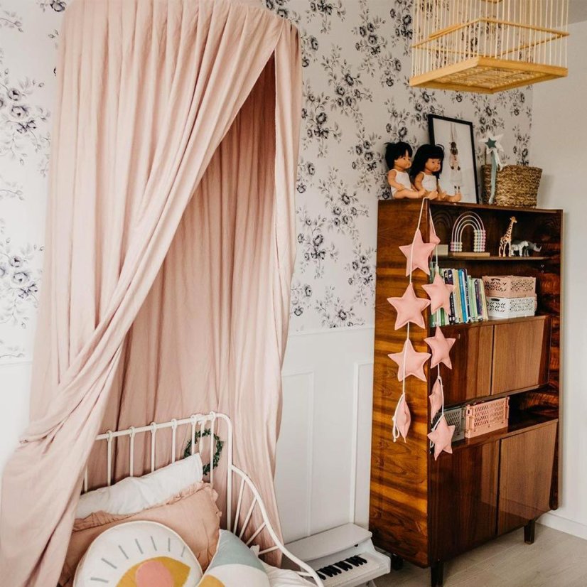 Tapeta modré růže 280x50 cm