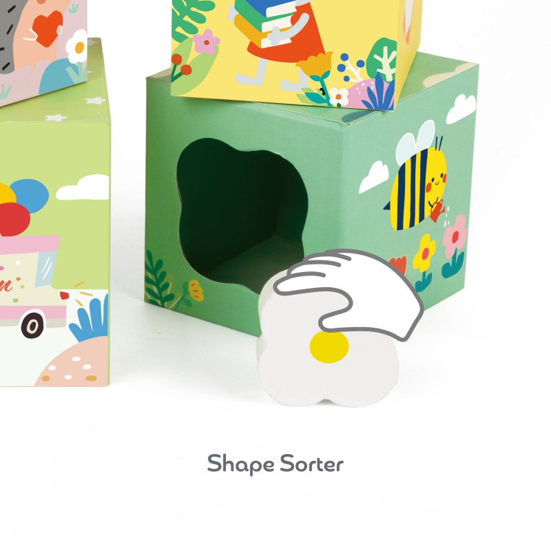 Puzzle Box Cube – Lesná pyramída 10 dielov