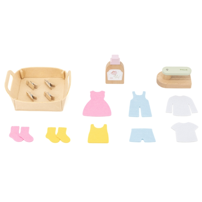 Drevená práčka PolarB – práčka, sušička a žehliaca doska v jednom