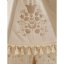 Boho stan teepee s volánky a výšivkou béžový