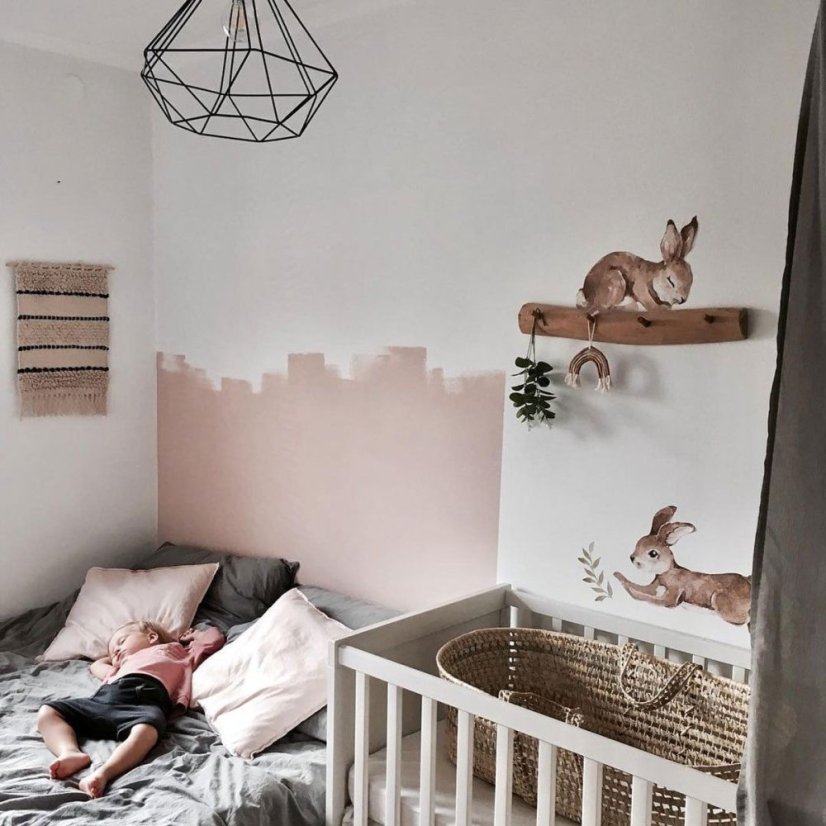 Samolepka do detskej izby sada rozprávkových králikov