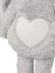 Usínáček - Panenka zajíček šedá 50 cm