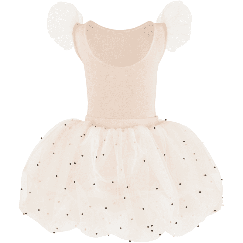 Detské body Ballerina béžová - Veľkosť oblečenia: 122/128 (6-8r)