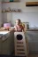 Montessori učiaca detská veža stredná natural