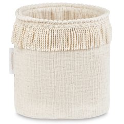 Boho úložný košík přírodní