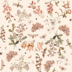 Tapeta botanické príbehy béžová 280×50 cm