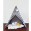 Detský teepee/stan šedá
