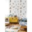 Tapeta psy biela 280x100 cm