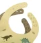 Sada 2 silikónových podbradníkov dinosaurus