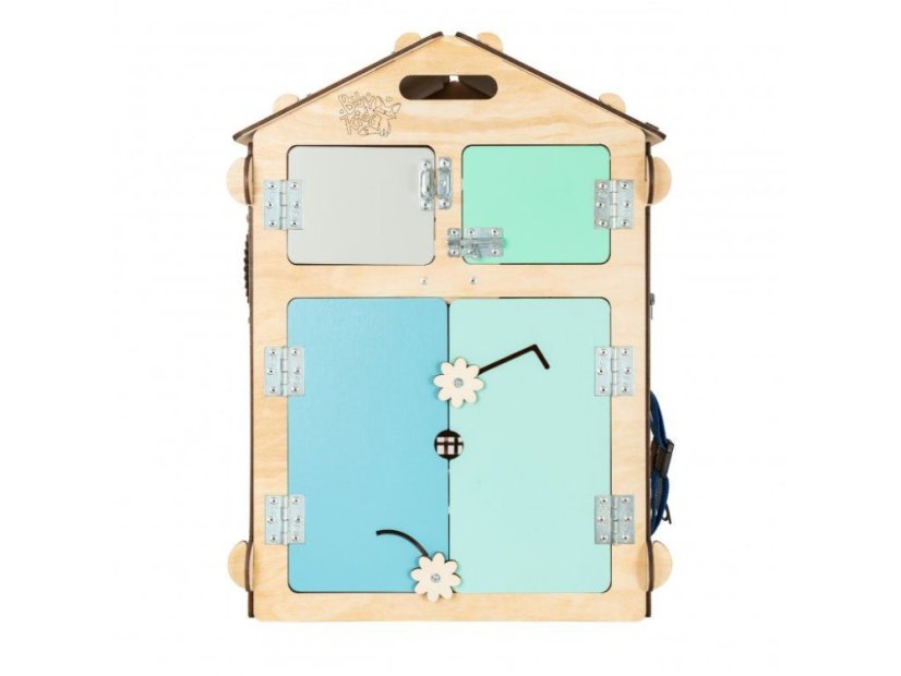 Montessori Activity board domček pre chlapcov