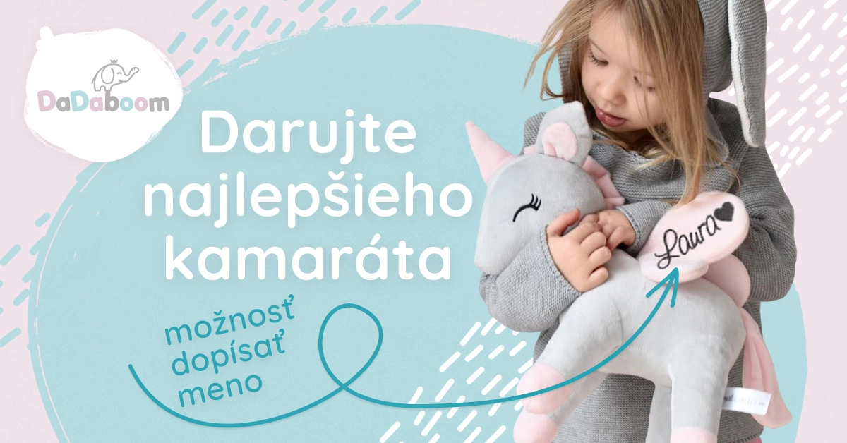 Jednorožec s menom – najlepší kamarát pre každé dieťa