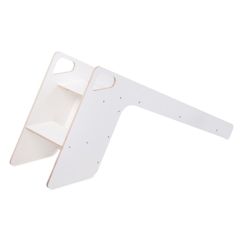 Drevená šmýkačka Baby biela