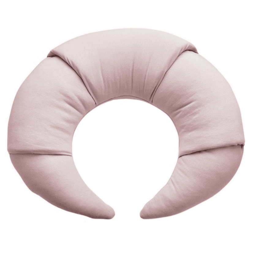Polštář croissant růžová 55cm