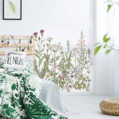 Samolepka do detskej izby farby lúky