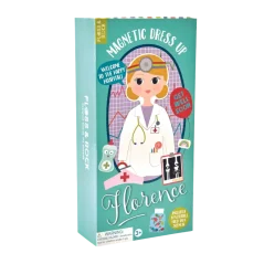 Magnetické obliekanie Florence | Magnetická hra pre deti 3+