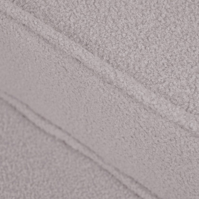 Detské polohovacie kreslo, 150x60x25 cm, sivý baranček