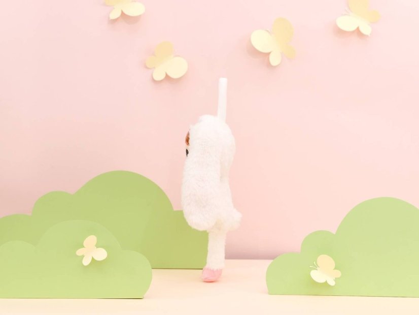 Mojkáčik - Bábika králik krémová mini 30 cm