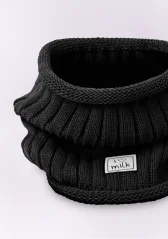 Detská zimná šatka v čiernej farbe