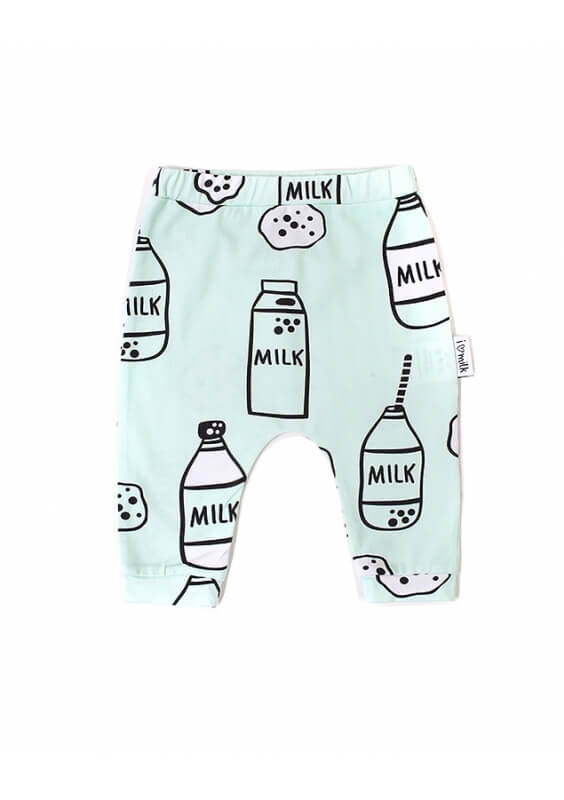 Detské tepláky milk - Veľkosť oblečenia: 98/104 (24-36M)