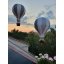 Dekoračný balón modrá/biela - Veľkosť balóna: L-50cm x 30cm