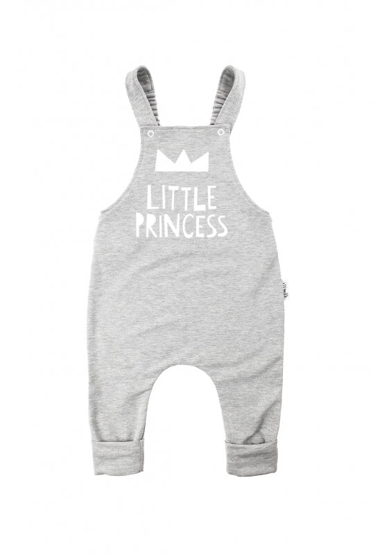 Dětské tepláky na kšandy "little princess"