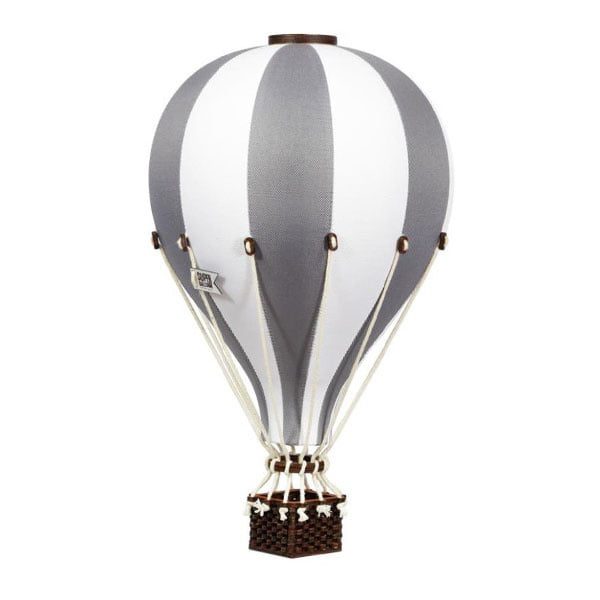 Dekoračný balón šedá - Veľkosť balóna: S-28cm x 16cm