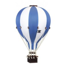 Dekoračný balón modrá/biela