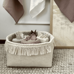 Mušelínová plenka z organické bavlny růžová 70x70 cm