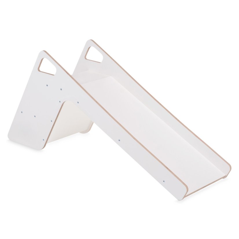 Drevená šmýkačka Baby biela