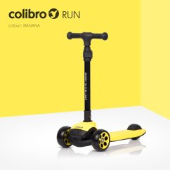Dětská koloběžka RUN žlutá