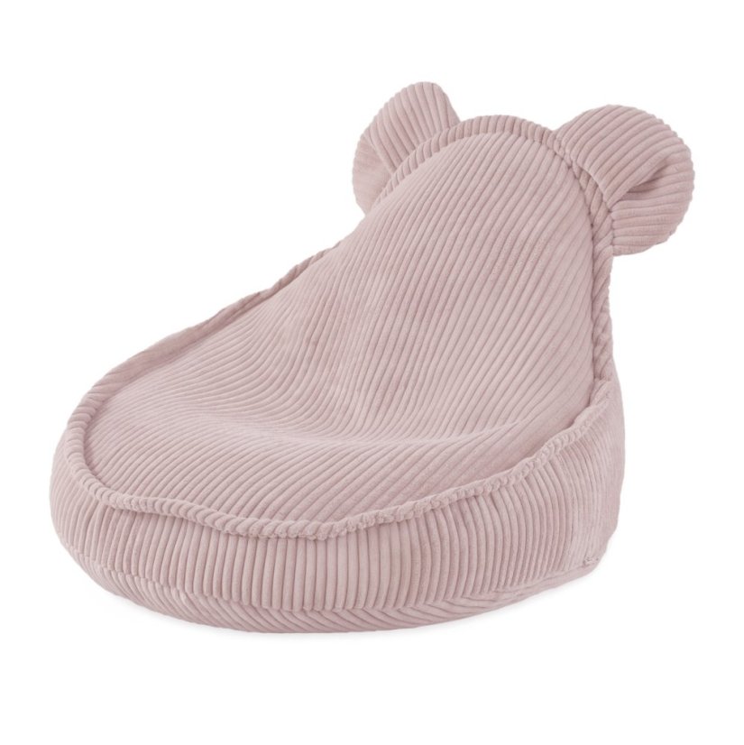Kreslo medvedík menčester ružová
