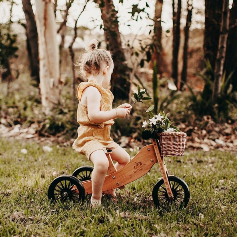 Prútený košík na bicykel