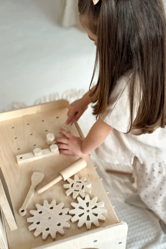 Drevená dielňa s náradím pre deti - náradie - DaDaboom