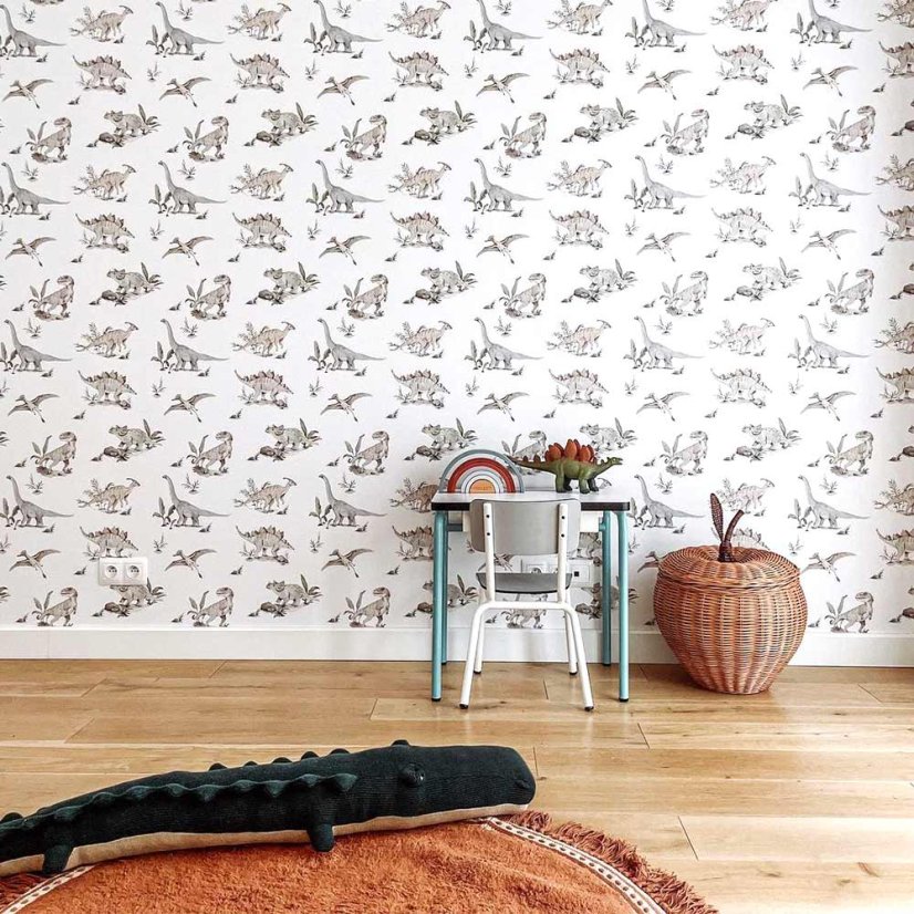 Tapeta šťastní dinosaury 280x50 cm