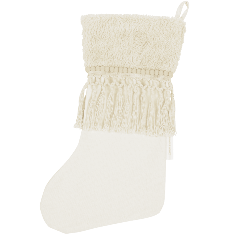 Vianočné Boho pančucha 42x26cm