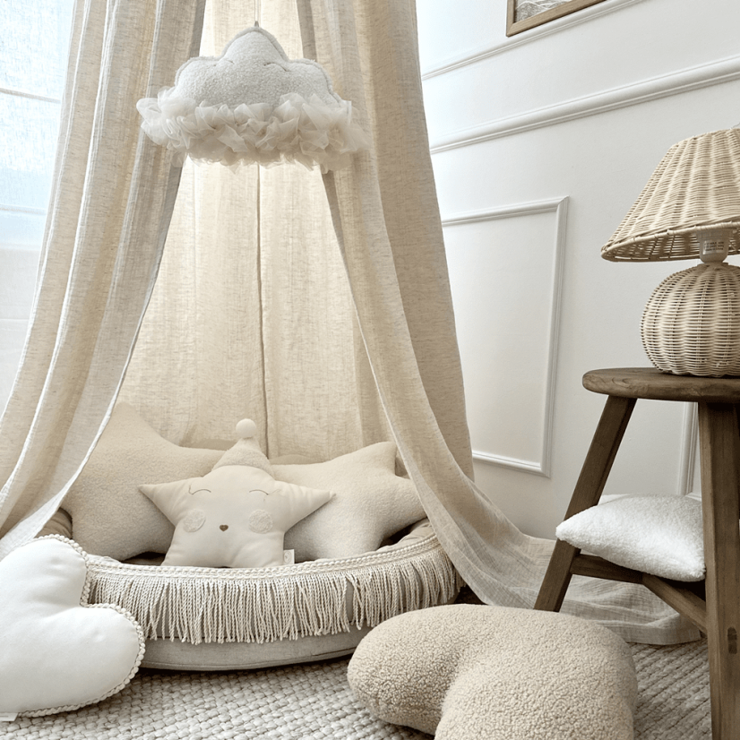 Baldachýn Boho přírodní 50cm