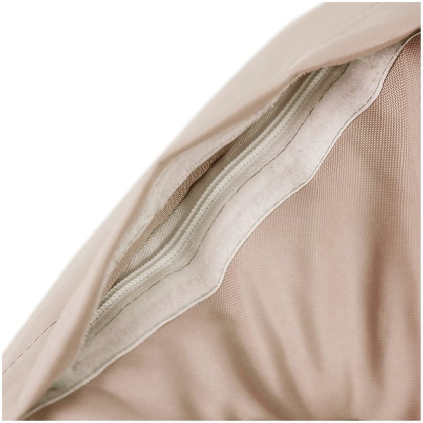 Béžový sedací pytel pro děti – voděodolný, pohodlný a bezpečný