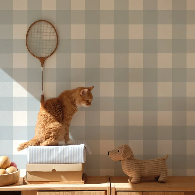 Tapeta klasická světle modrá 280×50 cm