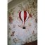 Dekorační létající balón bordó – dekorace do dětského pokoje - Velikost balónu: M-33cm x 20cm