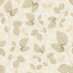 Tapeta jemné béžové listy 280×50 cm