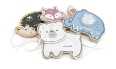 PolarB prepletanie zvieratiek – vzdelávacia drevená hračka