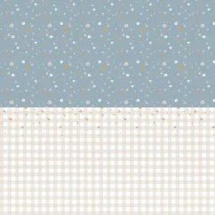 Tapeta boho kocky modrá 280x50 cm