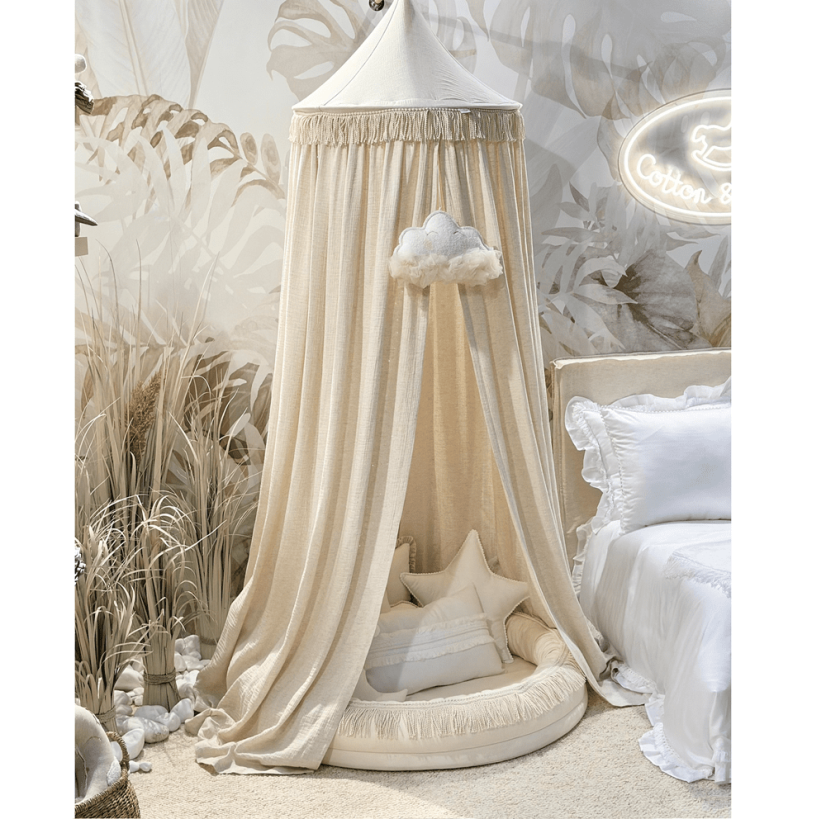 Baldachýn Boho přírodní 70cm