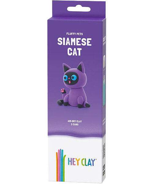Hey Clay Siamská kočka – Vytvořte si roztomilou figurku