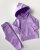 Detská mikina s kapucňou fialová