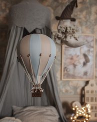 Dekoračný balón svetlo modrá/krémová