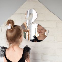 Zrkadlo do detskej izby labuť